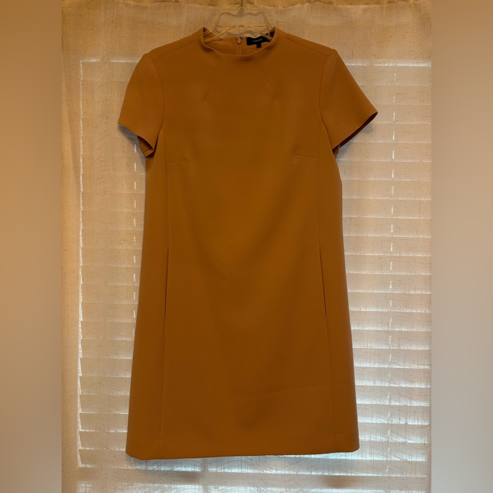 NWT Theory Size 6 Light Pink/blush Jasneah Admiral Mockneck Dress